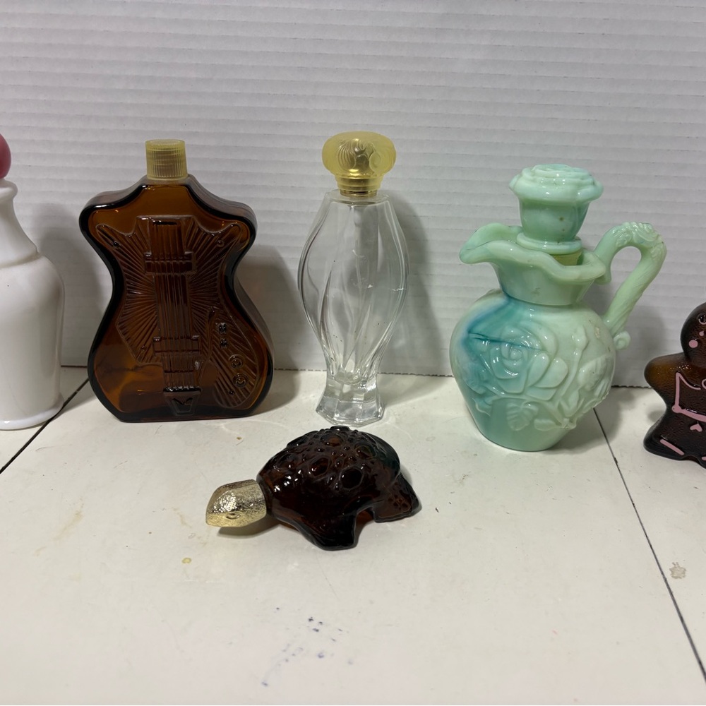 Avon Assorted Decorative Perfume Bottles EMPTY